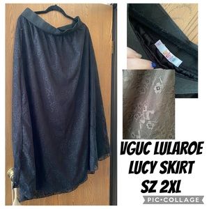 VGUC Lularoe Lucy Skirt Sz 2xl